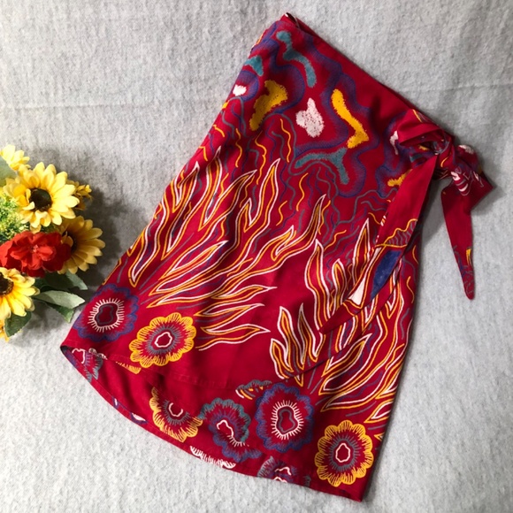 NWOT - Tropical Print Sarong & Elasticized Top - Picture 14 of 16